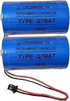Vista 6 de Q7BAT CR23500SE para QNS Q Series PLC Baterías de litio de repuesto industrial con enchufe 3V 5000MAH (paquete de 4)