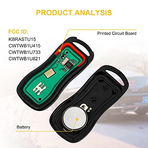 image for Pilida Keyless Entry Remote Control: Car Key Fob Compatible with Infin