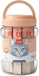 Wanpy Creamy Petisco Cremoso para Gatos, 40 Sachês, 560g, Sabor: Atum e Salmão