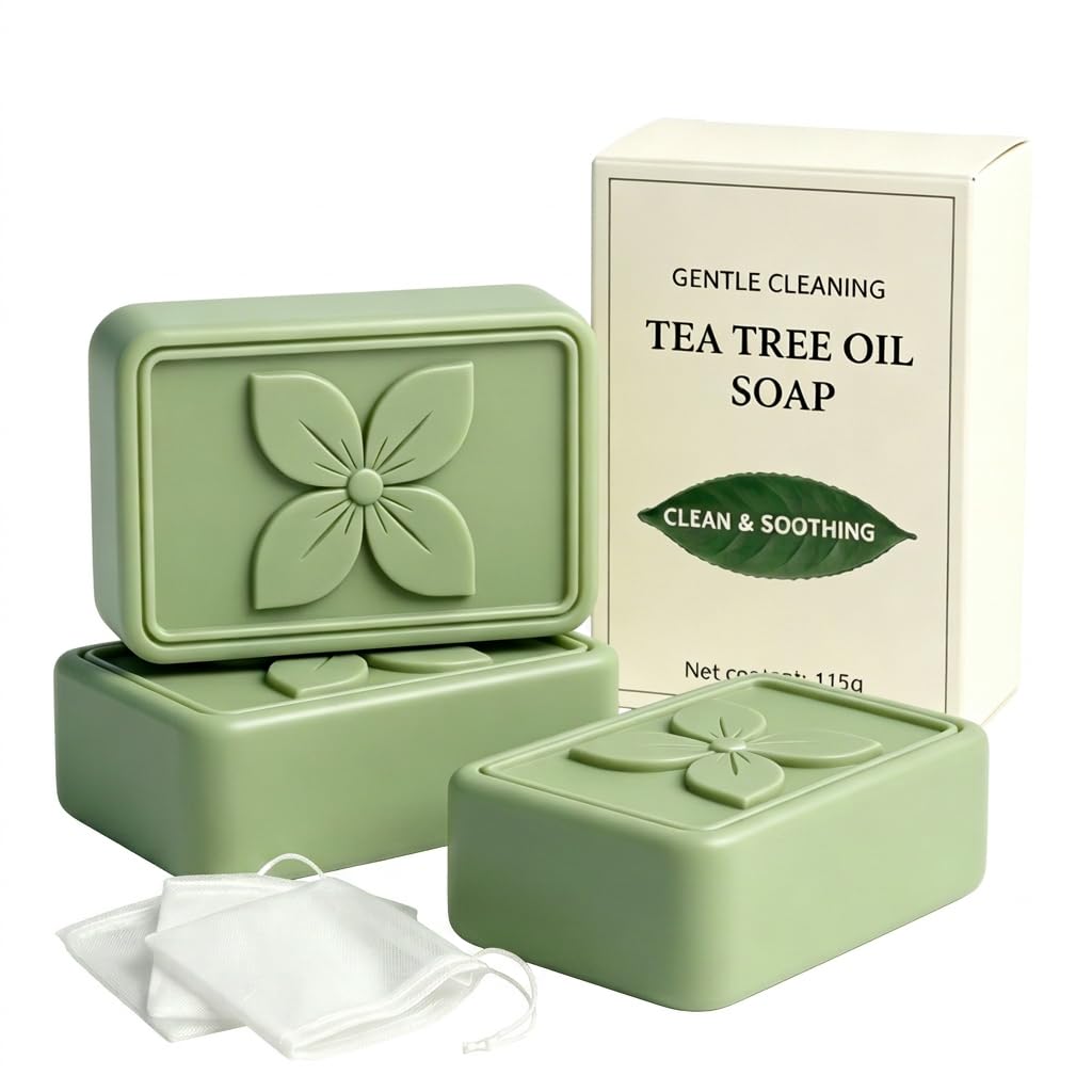 ZUFIO Tea Tree Soap Bar 3-Pack