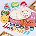 Sandwich Cutters for Kids Lunch, 25 Pcs Sandwich Cutter and Sealer Set, Uncrustable Sandwich Cutter for Lunch Box, Vegetable Fruit Cutter Shapes for Kids Bento Box