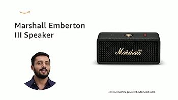 Marshall Emberton III Portable Bluetooth Speaker : Amazon.in