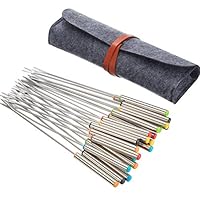 Algopix Similar Product 1 - TecUnite Stainless Steel Fondue Forks