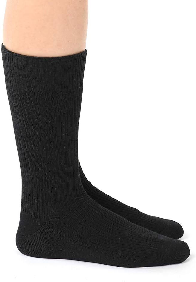 Heated Socks Electric Battery Heating Socks, Men Women Electric Socks Warm Foot Socks, Winter Outdoor Warming Socks for Skiing Camping, 16.3X4.1 Inch Thick Cotton Electric Warm Socks