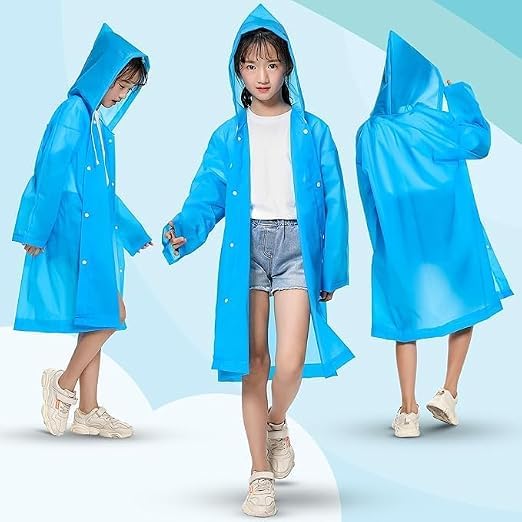 Image of VKG Boys & Girls 100% waterproof Unisex Rainwear /Raincoat for kids PO1