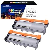 GPC Image TN2320 TN2310 TN-2320 TN-2310 Compatible Cartuchos de tner Reemplazo para Brother HL-L2340DW HL-L2360DN MFC-L2700DW DCP-L2520DW HL-L2365DW MFC-L2740DW MFC-L2720DW DCP-L2540DN (2 Negro)