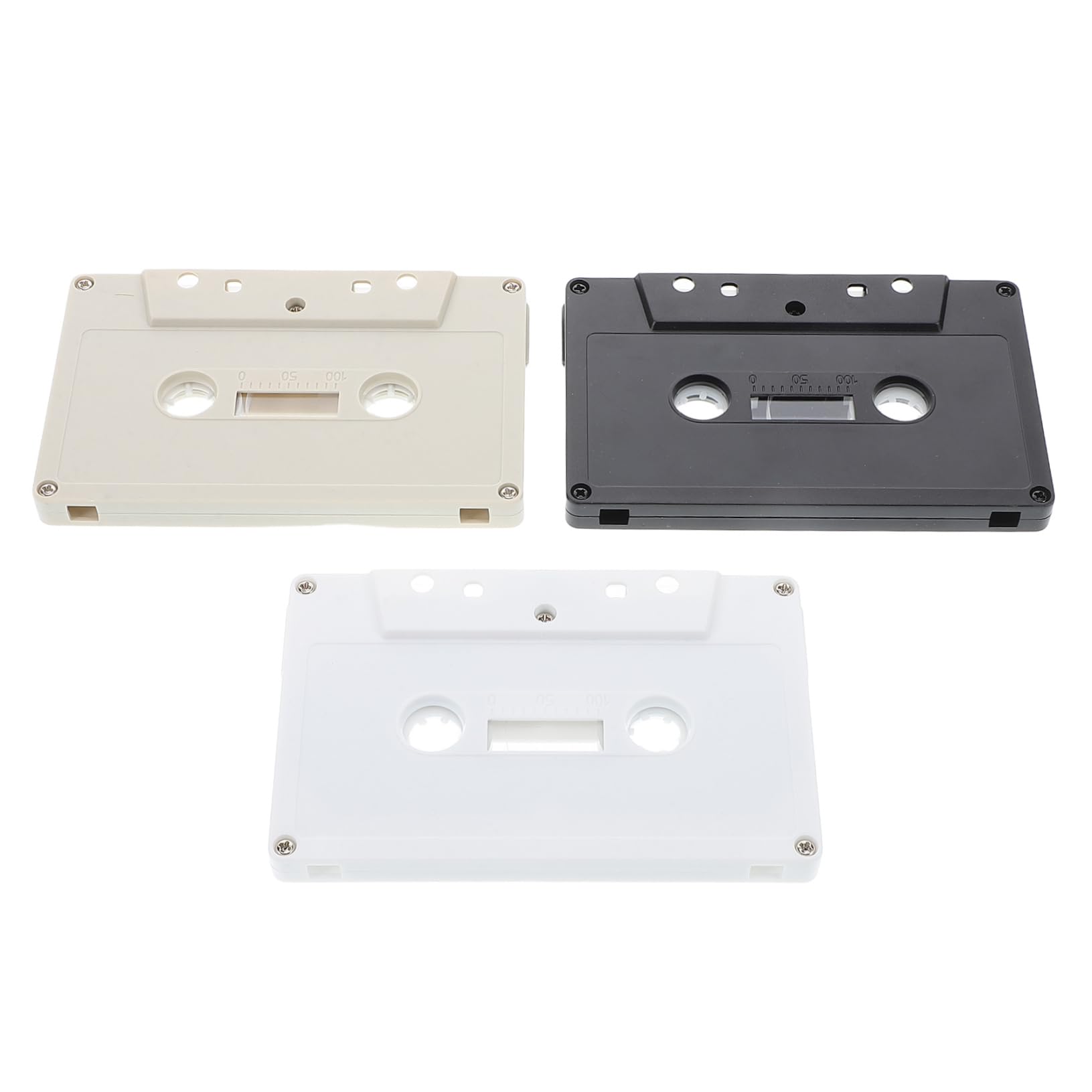 Levemolo 3pcs Tape Decoration Mini Tape Recorder Cassette Tape Recorder Cassette Player Cassette Case Blank Cassette Tape Blank Audio Cassette Tape Cassette Storage Tape Cassette