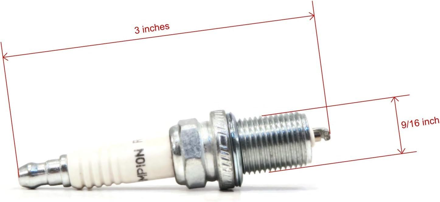 (Pack of 4)491055S Spark Plug for Champion RC12YC BS 491055 491055S 692051 792015 491055T 5066 Kohler 25 132 12-S M78543 531308128