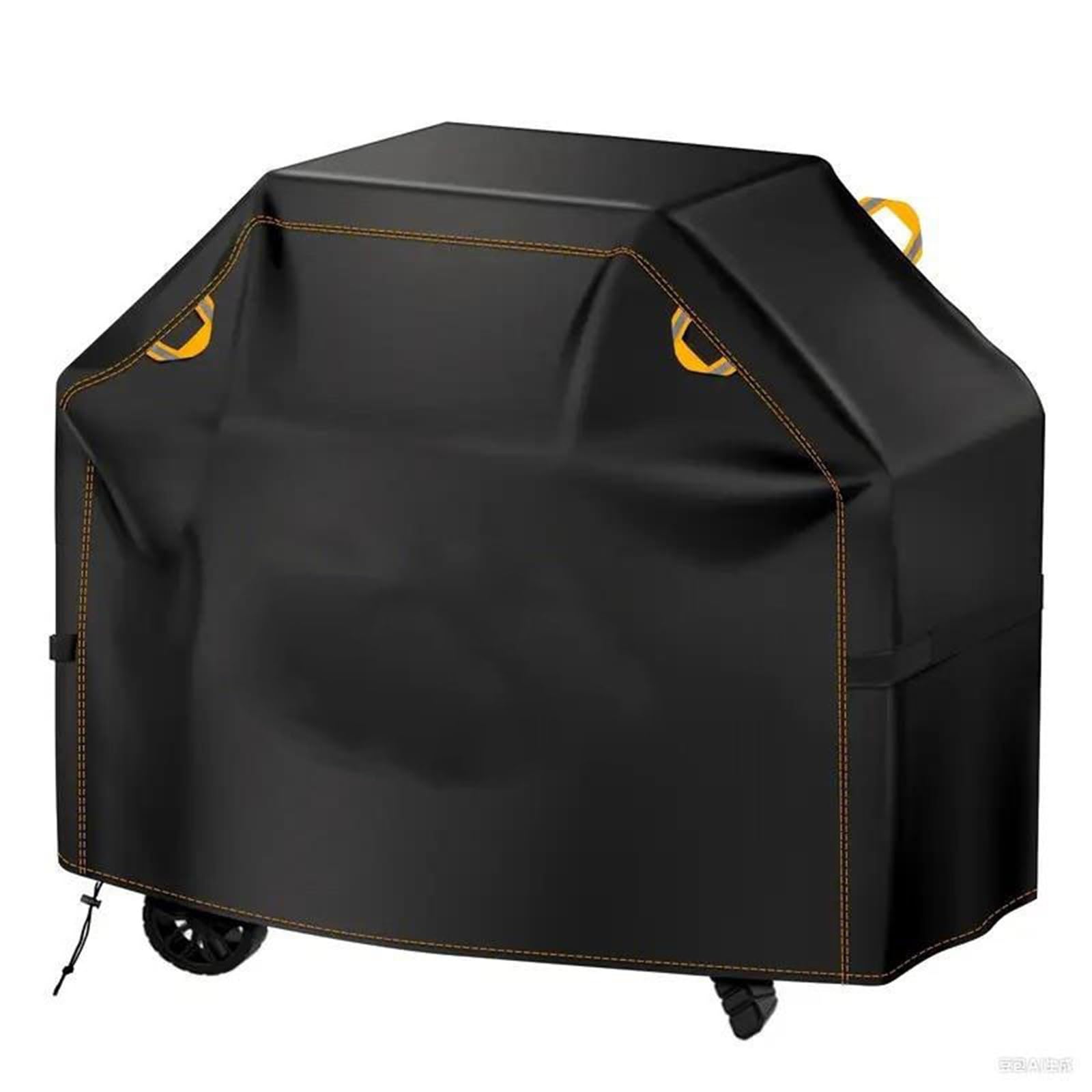 Copertura Griglia Barbecue Forno Esterno | Protezione barbecue esterna resistente vento all'acqua 210D maniglie strisce riflettenti(57in)