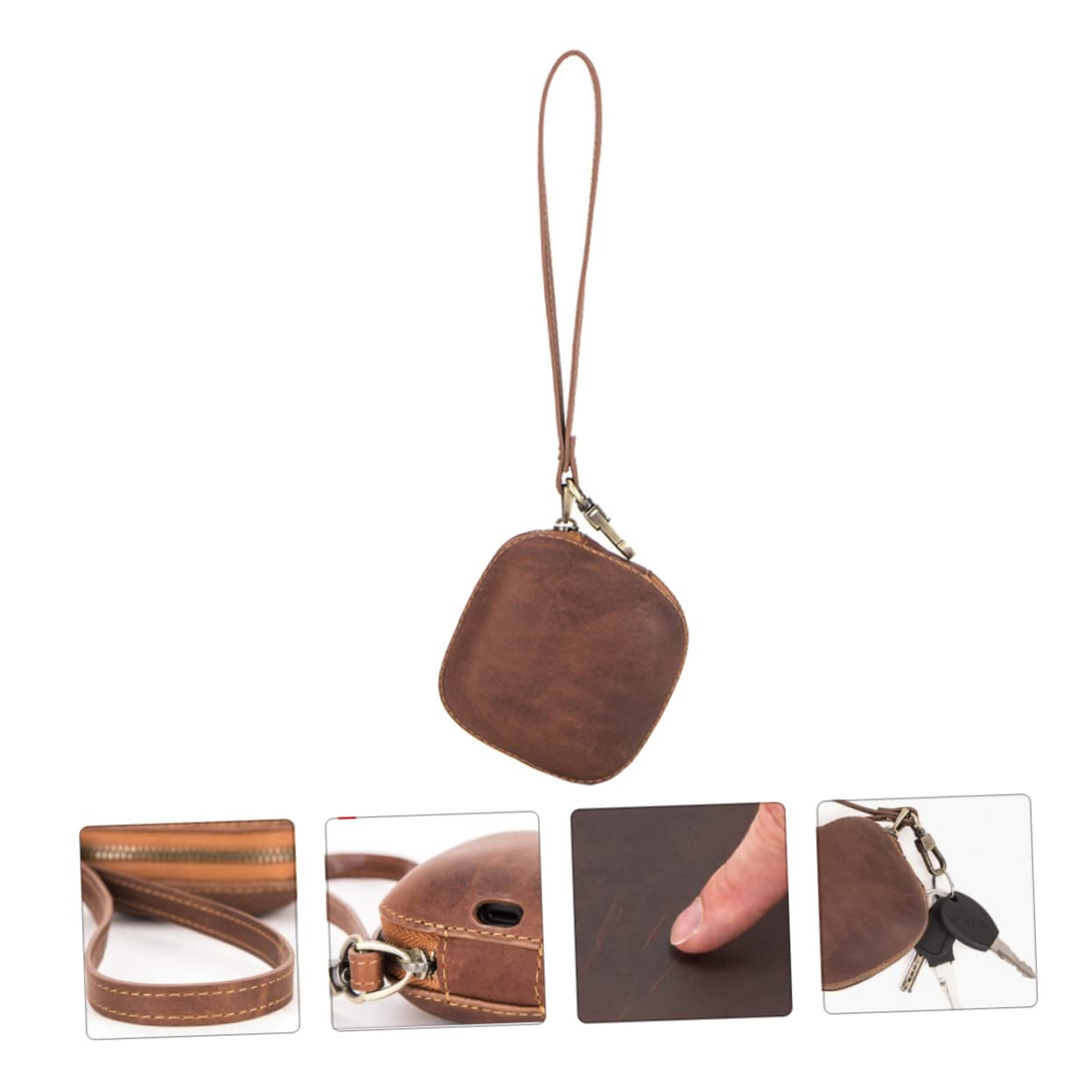Homoyoyo Estuche para Auriculares De Cuero Funda Protectora Compatible Auriculares Profesionales para Viajar y Almacenamiento Seguro