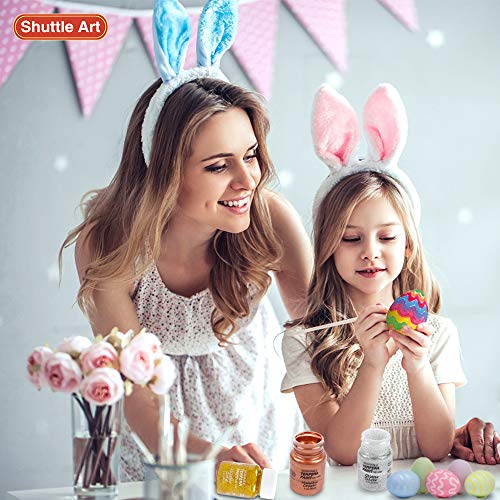 Tempera Paint, Shuttle Art 30 Colors Washable Paint For Kids, 2Oz/60Ml Bottle, Non-Toxic Finger Paints For Toddlers With Glitter Metallic Neon Colors, Kids Paint For Art, Crafts And School Projects #TOP6
