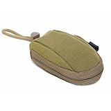 Nylon Key Pouch with flexibility keychains, Durable Fabric, Zipper Closure