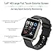 Reloj Inteligente, 1,69 Pulgadas, Reloj Inteligente para Mujer y Hombre, con cardiofrecuenciómetro, smartwatch Impermeable IP68, Reloj Deportivo GPS Cardio Fitness Tracker podómetro calorías,