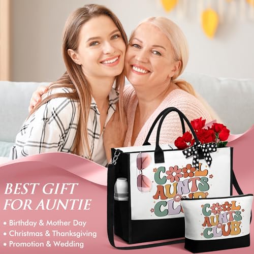 Aunt-Gifts-Aunt-Mothers-Day-Gifts-for-Auntie-from-Niece-Nephew-Best-Aunt-Ever-Gifts-Unique-Aunt-Birthday-Gifts-for-Auntie-Women-Mothers-Day-Gifts-for-Aunt-Auntie-Canvas-Aunt-Tote-Bag-Makeup-Bag Aunt Gifts Aunt Mothers Day Gifts for Auntie from Niece Nephew Best Aunt Ever Gifts Unique Aunt Birthday Gifts for Auntie Women Mothers Day Gifts for Aunt Auntie Canvas Aunt Tote Bag Makeup Bag