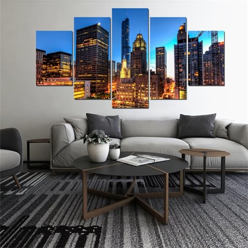 Diamond Painting Adulte Point de Croix Broderie Ville Nocturne
