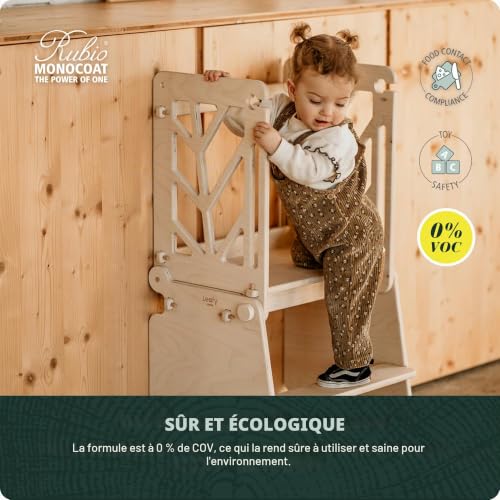 Savon universel pour bois Rubio Monocoat | Nettoyant de sol écologique pour surfaces huilées | 1L – vue 5