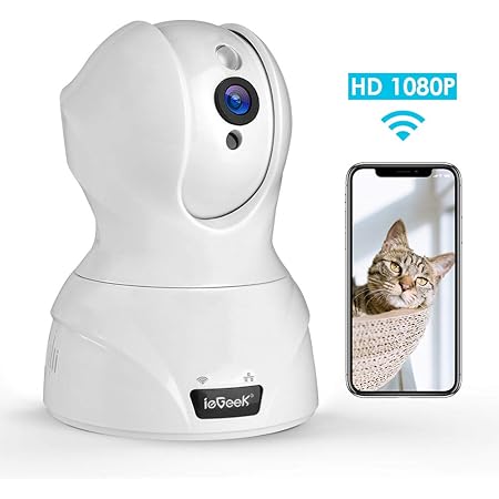 Amazon Co Jp Wifi強化改良版 ネットワークカメラ 1080p ペット 監視カメラ Wifi スマホ対応 見守り ワイヤレスipカメラ 室内 ベビーモニター 防犯 暗視 Sd 録画 動体検知 白色 車 バイク