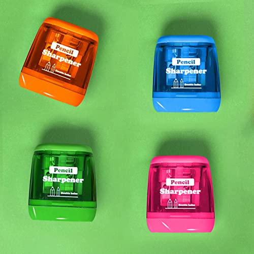 Hilelife Pencil Sharpeners Manual 8 Pcs, Colored Pencil Sharpener For Colored Pencils Manual Pencil Sharpener For Kids Bulk Pencil Sharpeners For School #TOP1