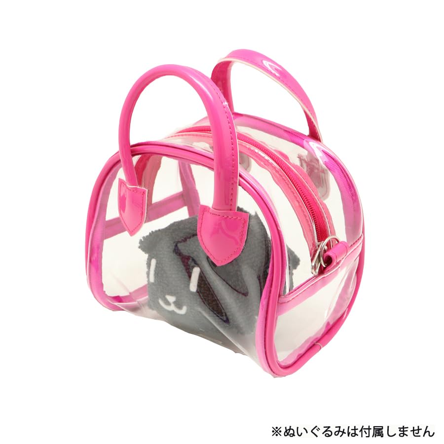 Amazon | CONC OE01 ボストン型クリアぬいポーチ ピンク | ダンプ