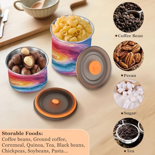 Envase hermético para café de acero inoxidable 30 oz miniatura 5