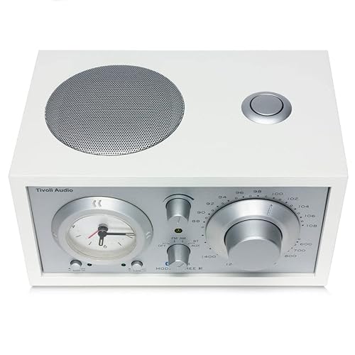 Tivoli Audio Model Three Bluetooth Clock Radio With Usb (White / Silver) #TOP3