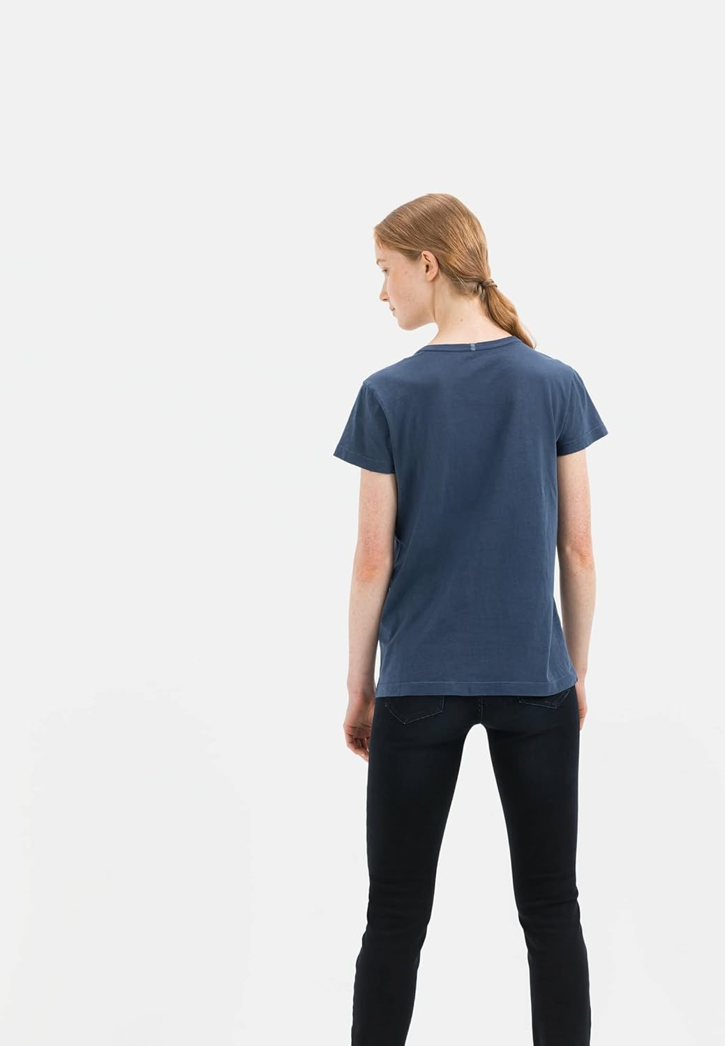 Camel Active Camiseta Básica Camiseta Mujer Camel Active - Algodón Orgánico Corte Regular Camiseta Rayas Mujer
