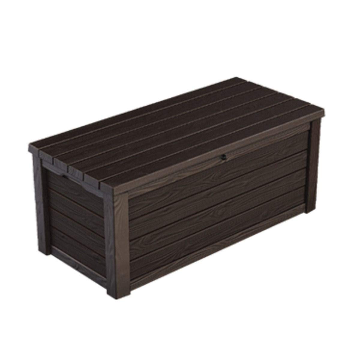 Condition photo showing New/Like New for keter eastwood deck box 570 litres - weatherproof durable polypropylene resin construction - extra large storage capacity sturdy ventilated box