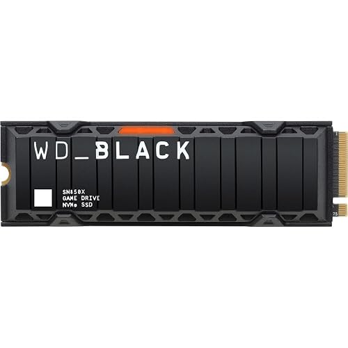 WD_Black SN850X 4TB NVMe PCIe 4.0 x4 M.2 Internal Gaming SSD with Heatsink