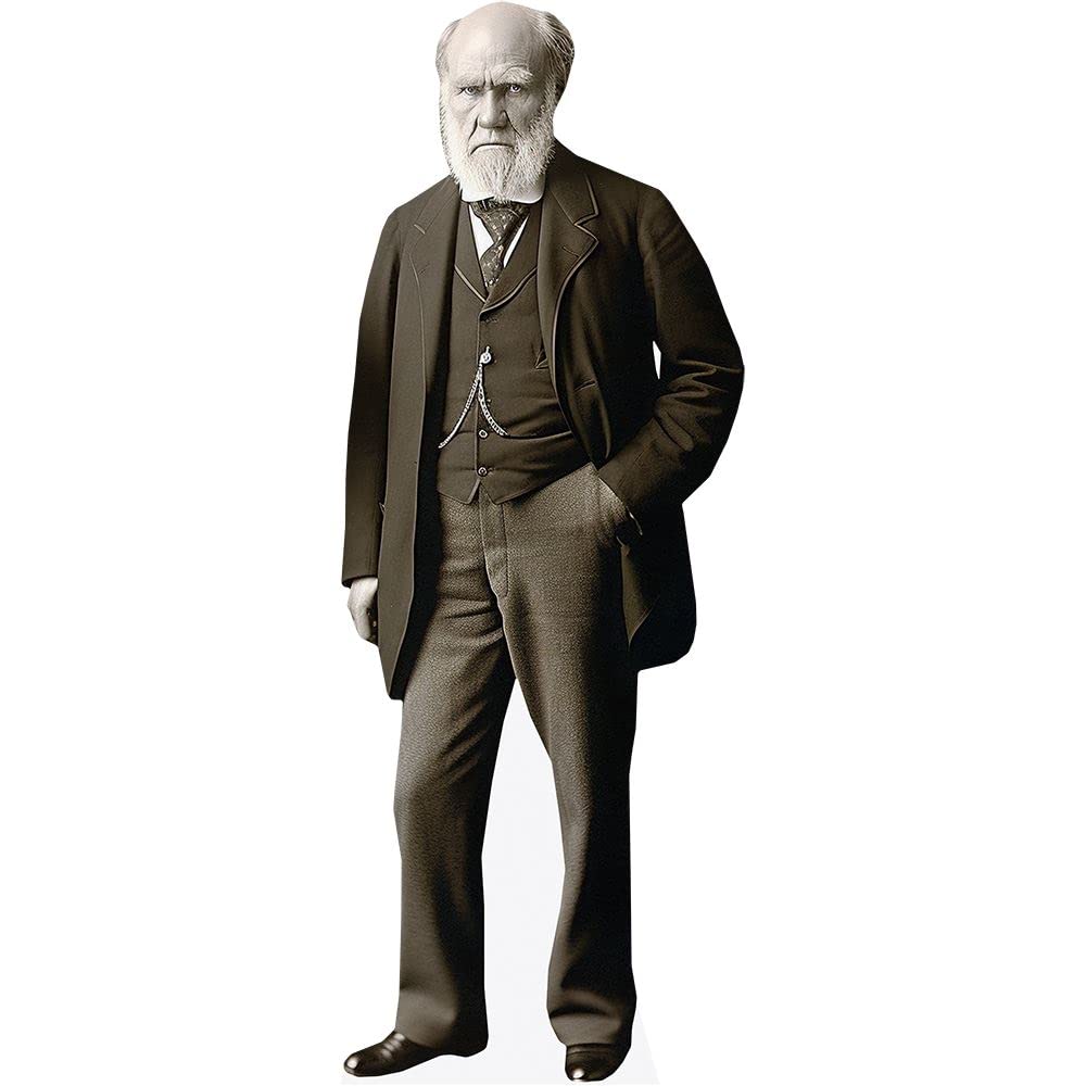 Charles Darwin (BW) Mini Size Cutout