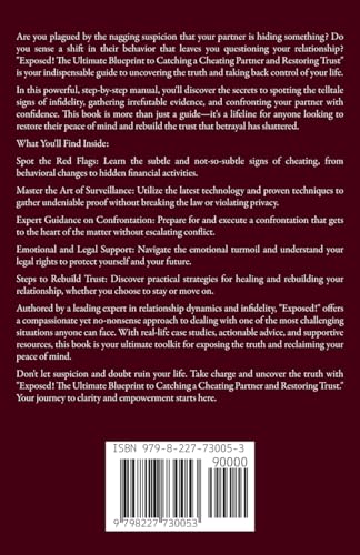 Exposed ! The Ultimate Blueprint to Catching a Cheating Partner And Restoring Trust