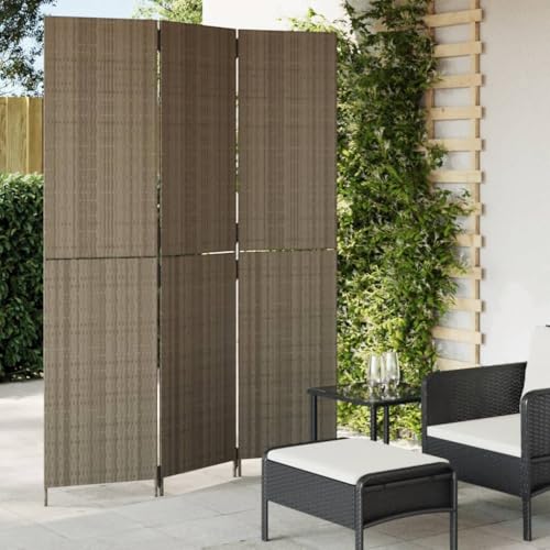 Paravent rotin synthétique gris pour stopper le vis-à-vis des voisins sur la terrasse ou le balcon - 2