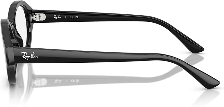 meroページ Eyeglasses Ray-Ban Chad Bio-based RX7217 RB7217 8260 52-22 Black