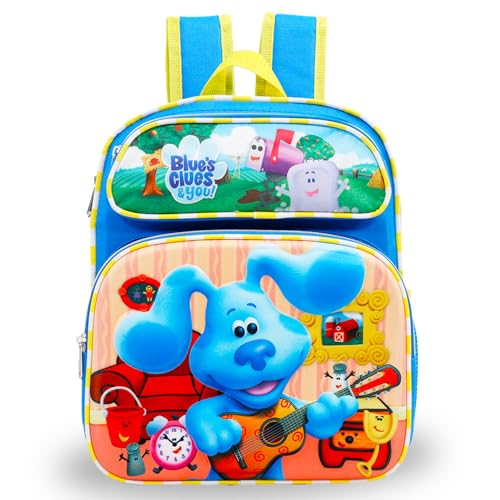 Blues Clues Mini Backpack for Kids - 12 Small Bag for Boys and Girls | Blues Clues School Backpack for Kids Toddlers