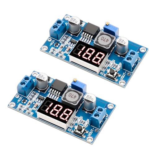 Ya en mundofriki.es: AYWHP 2 módulos reductores CC-CC módulo de alimentación convertidor Reductor Ajustable, módulo de alimentación Estable de 36 V, 24 V, 12 V a 5 V, 2 A con Pantalla LED