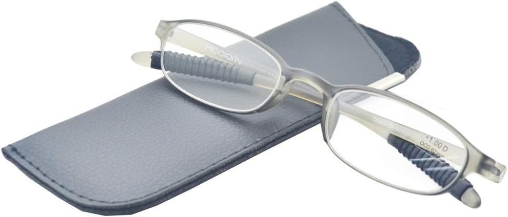 Gray Flexible Plastic 1.75 Diopters Reading Glasses,Lightweight Readers for Men and Women - Image 6
