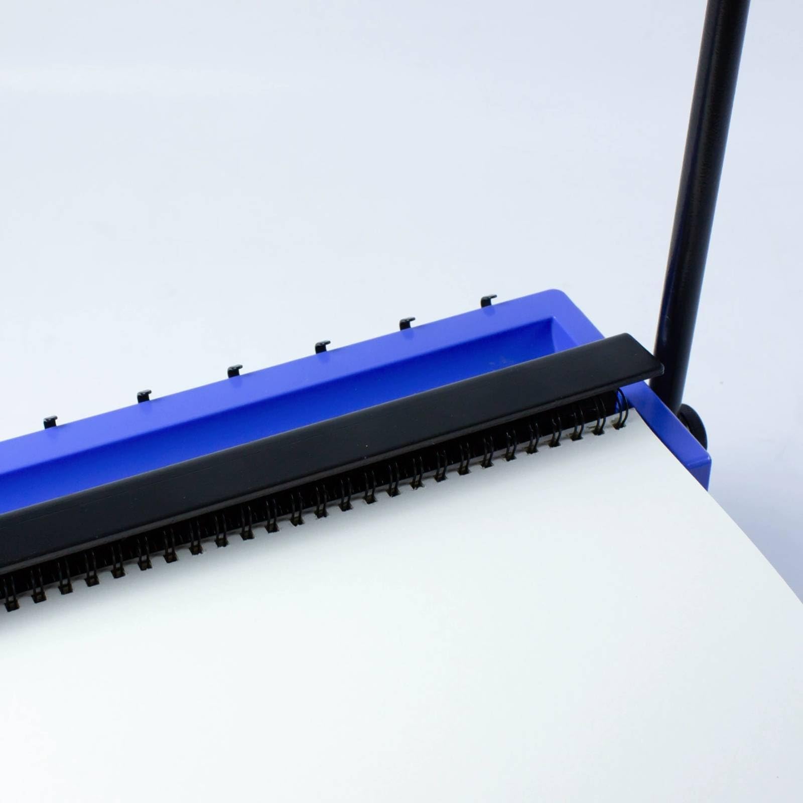 Generic Rilegatrice Manuale con Perforatore Integrato Compatta Rilegatrice da Ufficio Ergonomica per Rilegatura Contratti, Allestimento Progetti,