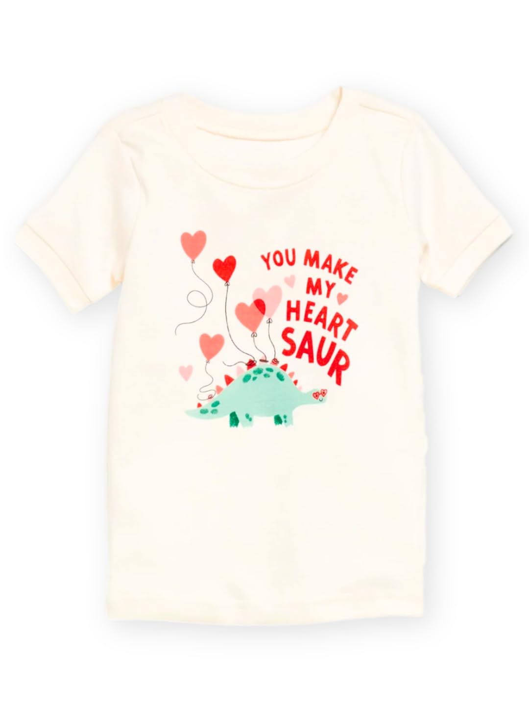 TuddyBuddy Baby Girl's 100% Organic Cotton Ribbed Short Sleeves Tops/T-Shirt (2 Years-3 Years, Pack of 5, Assorted) - Image 6 thumbnail