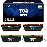 Meagiis T04 T04L Toner Cartridge Set High Yield Replacement for Canon T04 Toner for Canon ImageRunner Advance C457 C475iF C475iFZ DX C477 C477iF C477iFZ C478iF C478iFZ C568 C568iF C568iFZ Printer
