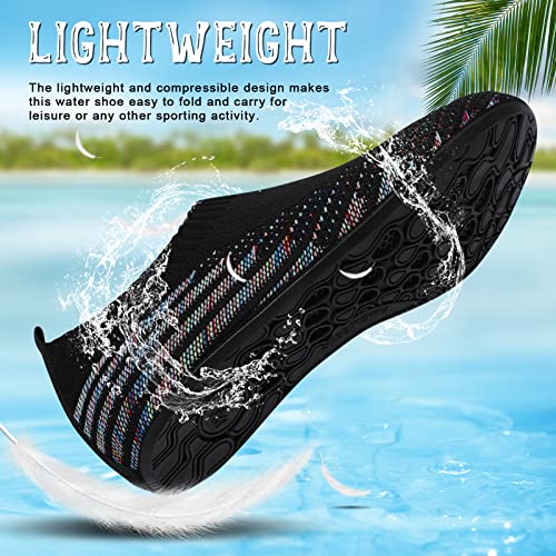 Image of ANLUKE Womens Mens Water Shoes Barefoot Quick-Dry Aqua Socks for Beach Swim Surf Water Sport