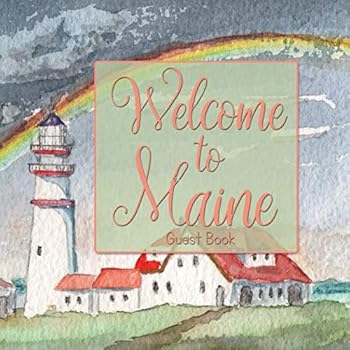 Paperback Welcome To Maine Guest Book