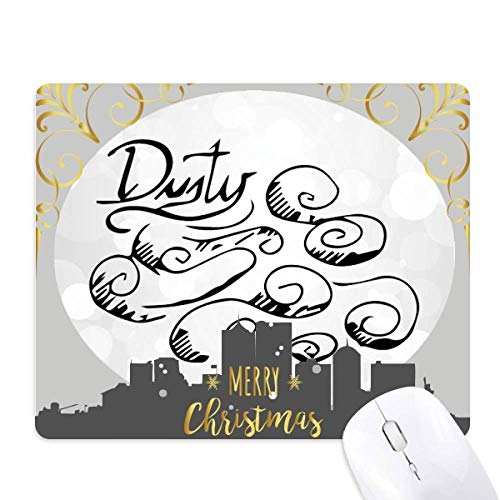 Tapis de souris en caoutchouc nuit de noël pour sublimer votre espace de télétravail hivernal