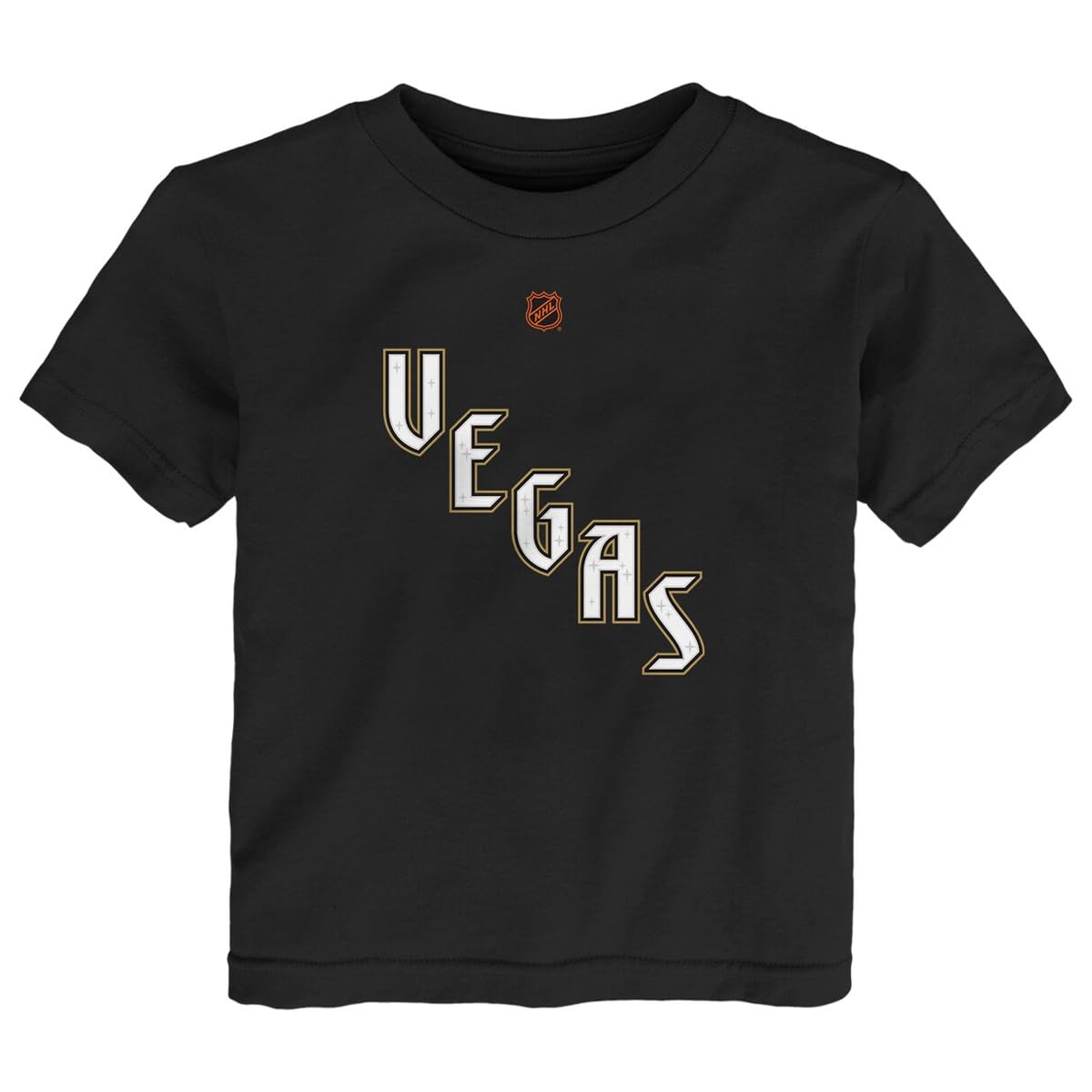 Outerstuff Vegas Golden Knights Kids Size 4-7 Secondary Edition Team Logo T-Shirt