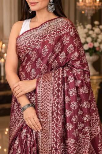 KALAM KANTHA STORY TOLD IN STITCHES maheshwari silk saree – image 6