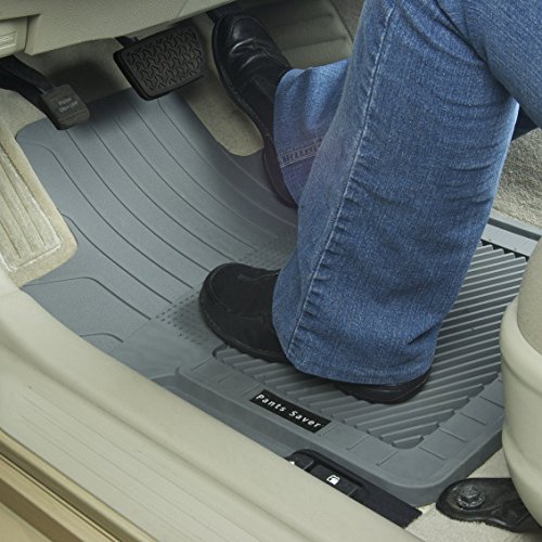 Pantssaver Custom Fits Car Floor Mats For Volkswagen Routan 2011, Front & 2Nd Seat Heavy Duty Floor Mat (4Pc), All Weather Protection For Vehicle, Gray #TOP3