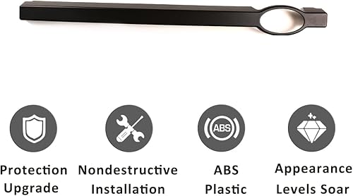 Miniatura 6 de Tiras de rejilla delantera para Land Rover Defender 90 110 2020-2022 tiras de ajuste de rejilla marco calcomanías de decoración de automóvil (negro