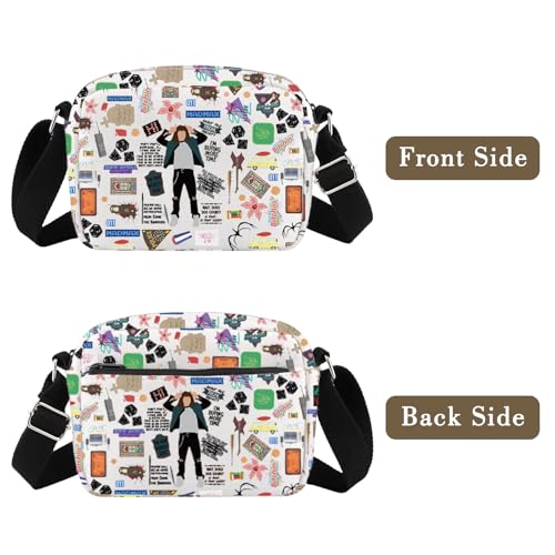 MBMSO TV Show Crossbody Bag Horror TV Show Gifts for Scary Movie Fans Crossbody Purse Science Fiction Gifts4