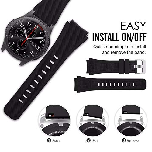 Sangle de montre adaptable 20mm 22mm fermoir actif robuste