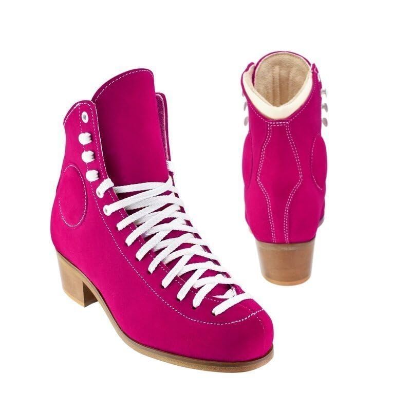 Bottes Wifa Street haut de gamme en cuir suédé magenta pointure 42