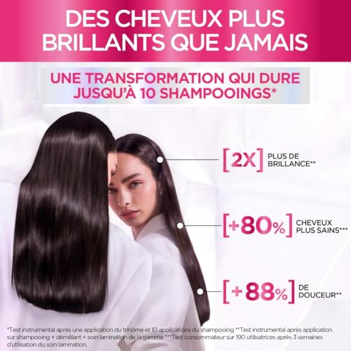 L'Oréal Paris - Soin Lamination Gloss - Brillance Ultime Longue Durée - Cheveux Ternes & Poreux - Enrichi en Acide Glycolique - Elseve Glycolic Gloss - 200 ml – Image 5