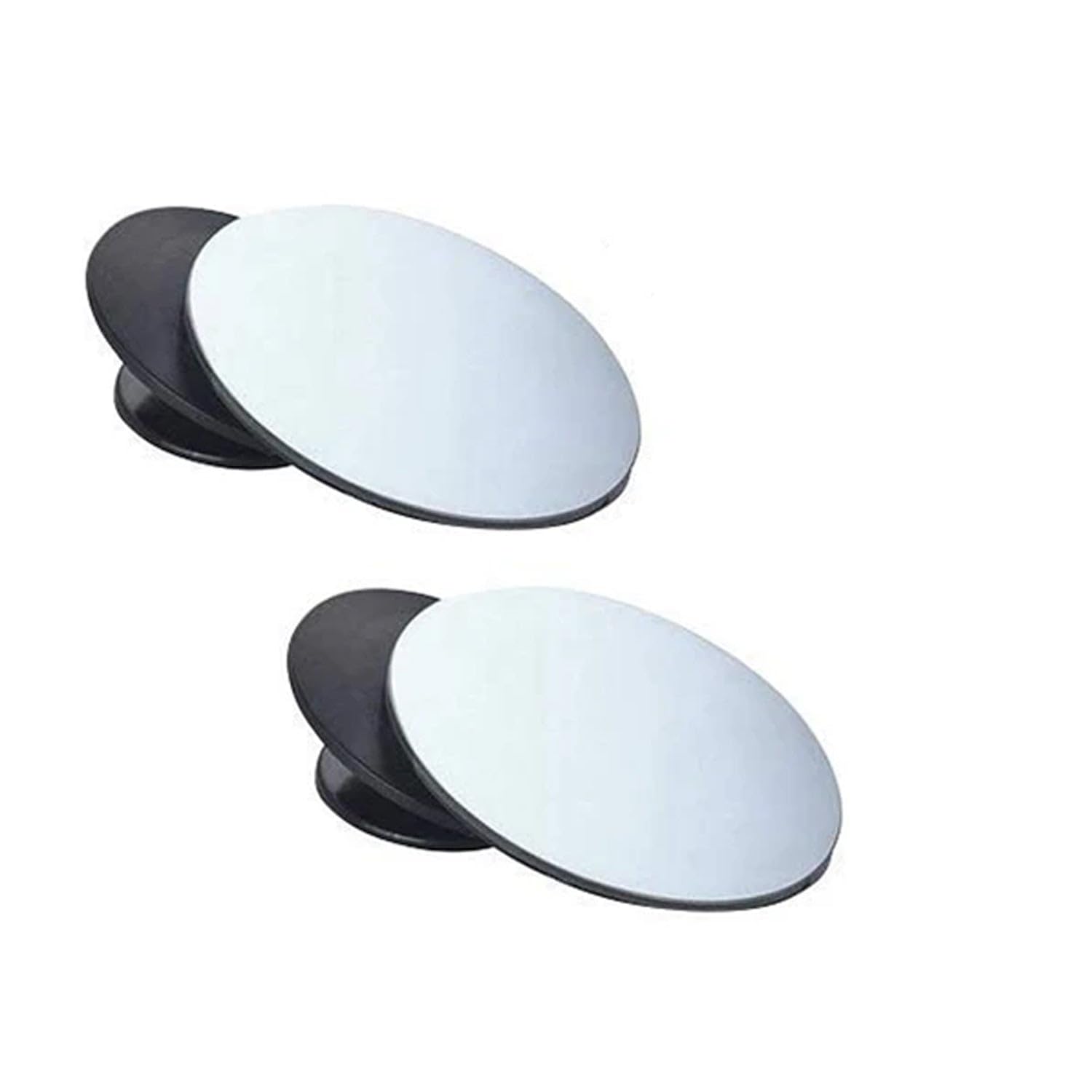 blind spot round wide angle adjustable convex rear view mirror – pack of 2 – visibility for safer driving